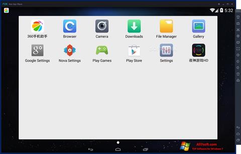Skärmdump Nox App Player för Windows 7