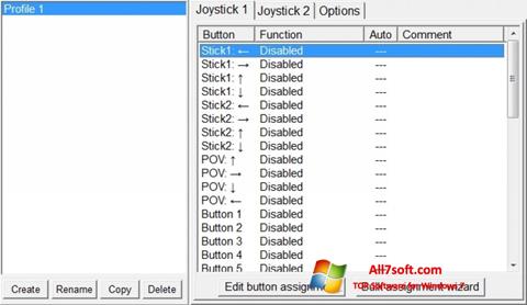 Skärmdump JoyToKey för Windows 7