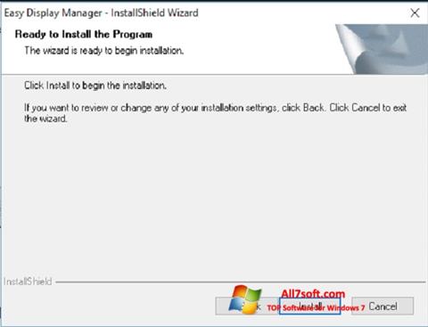 Skärmdump Easy Display Manager för Windows 7