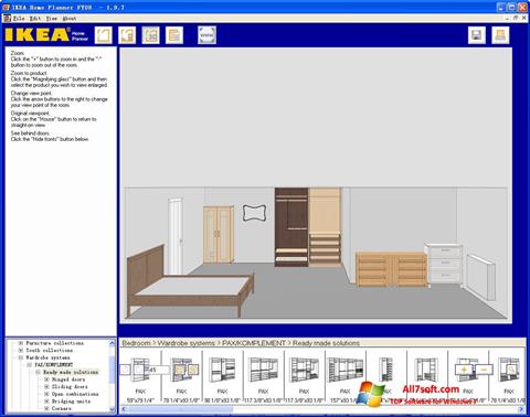 Skärmdump IKEA Home Planner för Windows 7