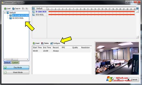 Skärmdump D-ViewCam för Windows 7