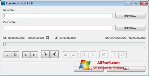 Skärmdump Free Audio Dub för Windows 7