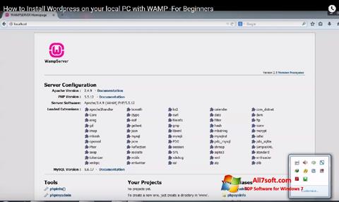 Skärmdump WampServer för Windows 7