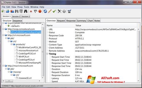 Skärmdump Charles för Windows 7
