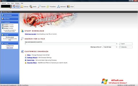 Skärmdump Shareaza för Windows 7