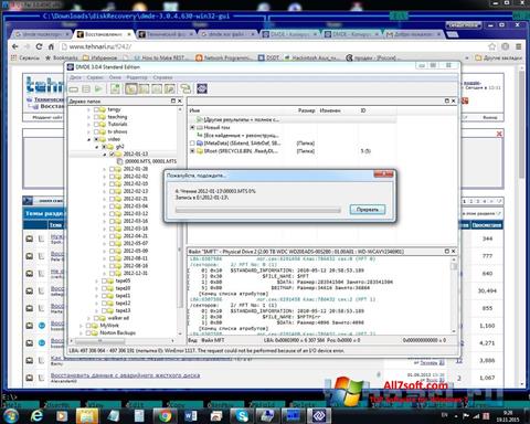 Skärmdump DMDE för Windows 7