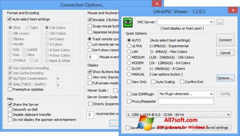 Skärmdump UltraVNC för Windows 7