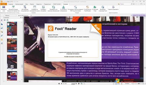 Skärmdump Foxit Reader för Windows 7