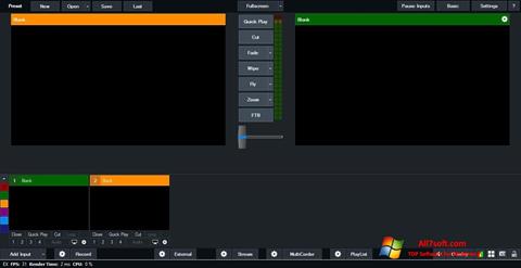 Skärmdump vMix för Windows 7