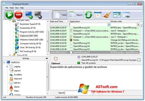 Skärmdump Keylogger för Windows 7