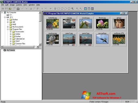 Skärmdump Olympus Master för Windows 7