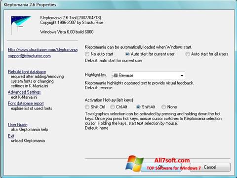 Skärmdump Kleptomania för Windows 7