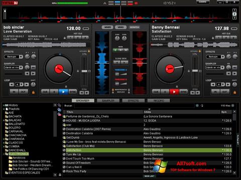 Skärmdump Virtual DJ Pro för Windows 7