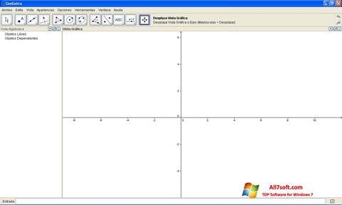 Skärmdump GeoGebra för Windows 7