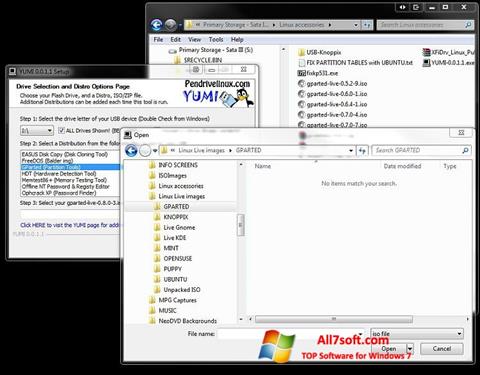 Skärmdump YUMI för Windows 7