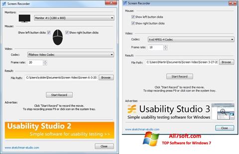 Skärmdump Rylstim Screen Recorder för Windows 7