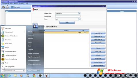 Skärmdump MyHotspot för Windows 7