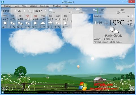 Skärmdump YoWindow för Windows 7