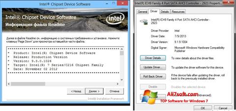 Skärmdump Intel Chipset för Windows 7