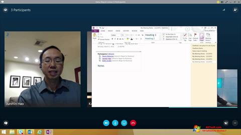 Skärmdump Skype for Business för Windows 7