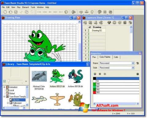 Skärmdump Toon Boom Studio för Windows 7
