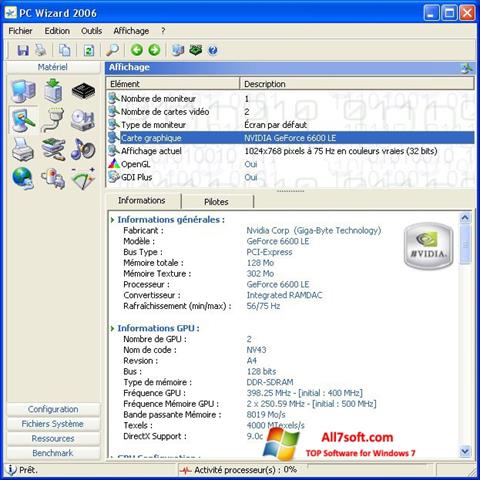 Skärmdump PC Wizard för Windows 7