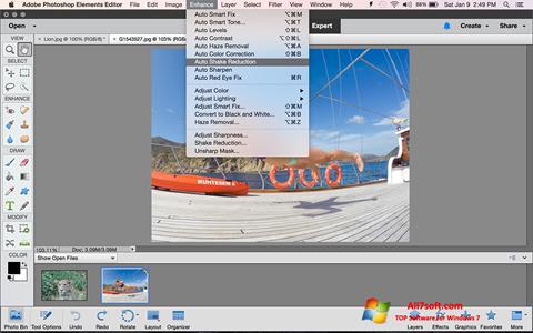 Skärmdump Photoshop Elements för Windows 7