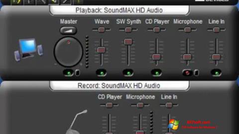 Skärmdump SoundMAX för Windows 7