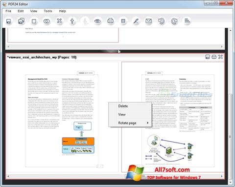 Skärmdump PDF24 Creator för Windows 7