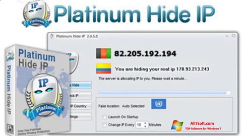 Skärmdump Hide IP Platinum för Windows 7