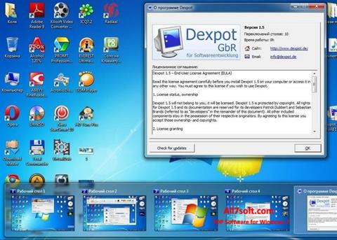 Skärmdump Dexpot för Windows 7