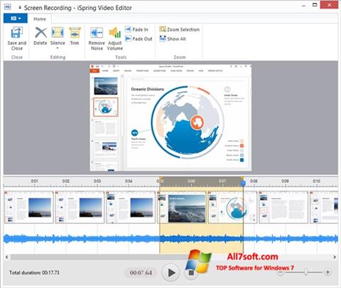 Skärmdump iSpring Free för Windows 7