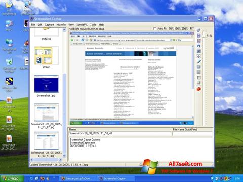 Skärmdump Screenshot Captor för Windows 7