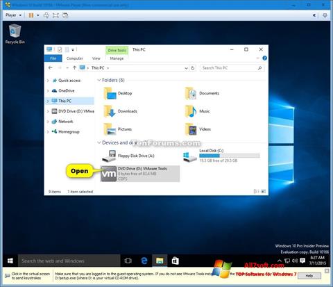 Skärmdump Virtual CD för Windows 7