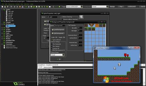 Skärmdump GameMaker: Studio för Windows 7