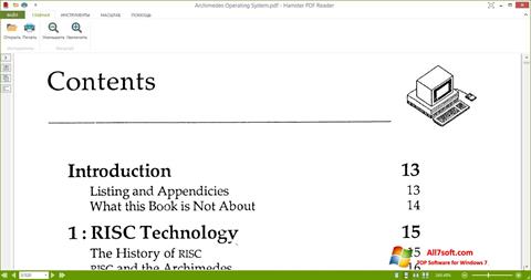 Skärmdump Hamster PDF Reader för Windows 7