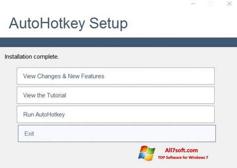 Skärmdump AutoHotkey för Windows 7