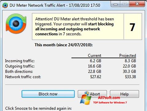 Skärmdump DU Meter för Windows 7