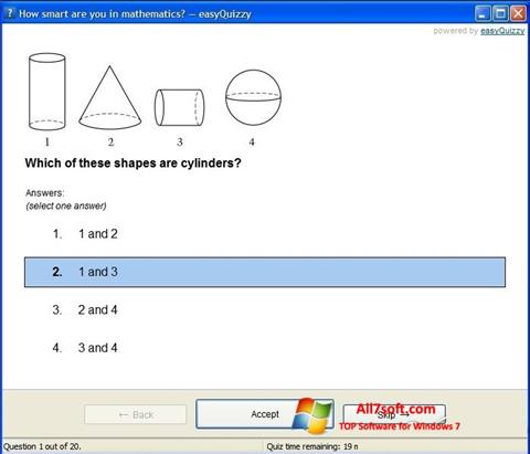 Skärmdump easyQuizzy för Windows 7