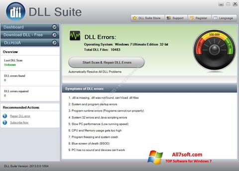 Skärmdump DLL Suite för Windows 7