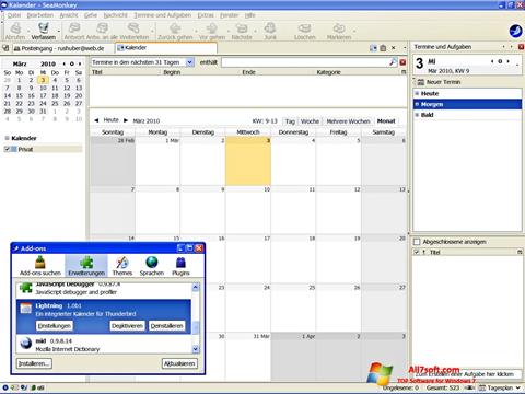 Skärmdump SeaMonkey för Windows 7