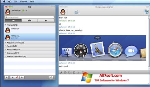 Skärmdump QQ International för Windows 7