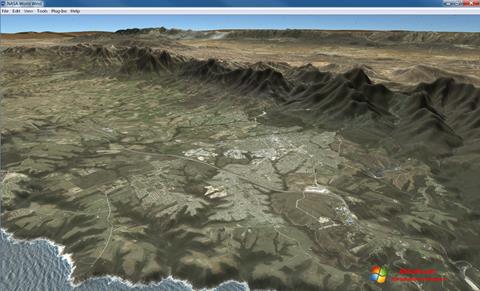 Skärmdump NASA World Wind för Windows 7