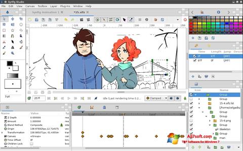 Skärmdump Synfig Studio för Windows 7